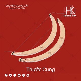 Thước cung nhỏ đo vẽ dùng trong phun x.ă.m
