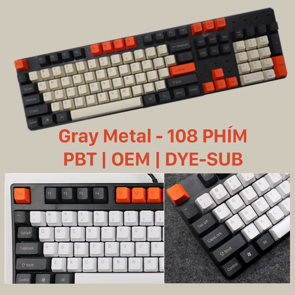 Keycap mẫu GameBoy, NES, Coral Sea,Shimmer, Match,... chất liệu PBT, Profile OEM &amp; XDA, in Dye-Sub (Chỉ có bộ nút phím)