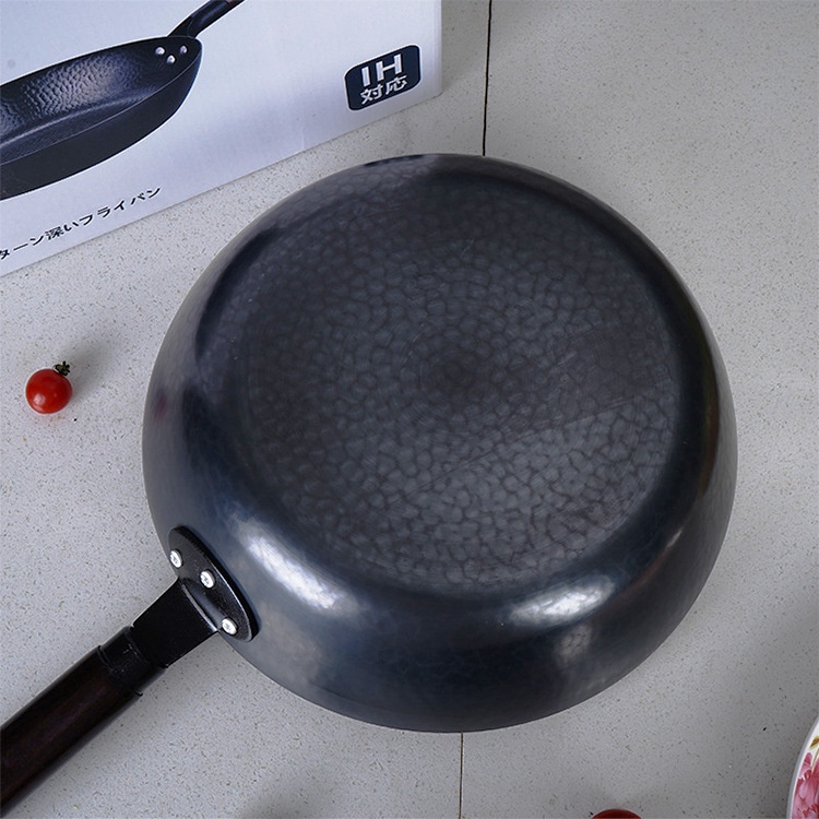 Chảo chống dính bếp từ sâu lòng mini Vân đá size 18cm dùng cho mọi loại bếp (không kèm vung kính)