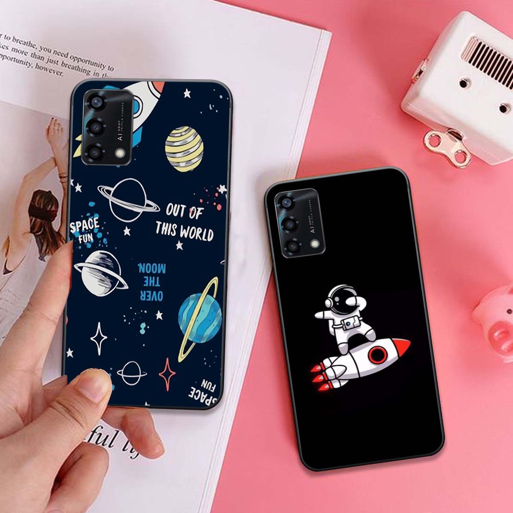 Ốp lưng Oppo A95 / A74 in 3D phi hành gia vũ trụ. Vỏ điện thoại chính hãng LOẠI 1