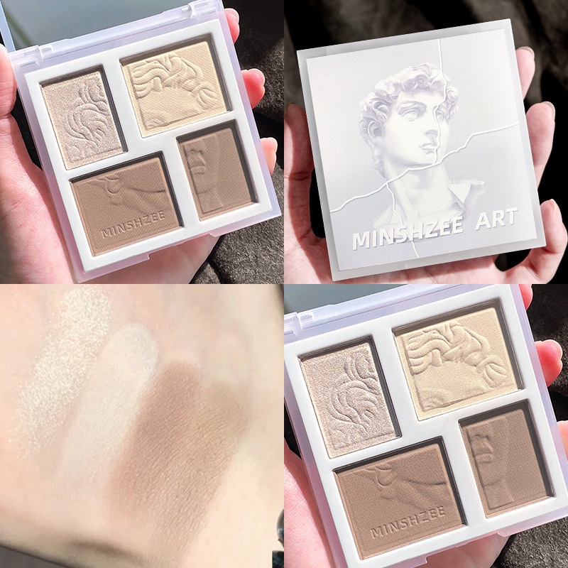 Phấn Bắt Sáng Minshzee Tông Lì Làm Sáng Da mỹ phẩm nội địa trung