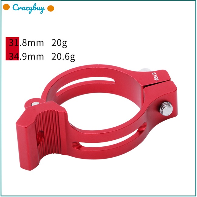 Cr Kẹp Giữ Cùi Đề Trước 31.8mm / 34.9mm Bằng Hợp Kim Nhôm Cho Xe Đạp