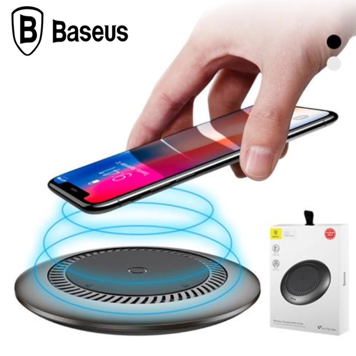 Đế sạc nhanh không dây tích hợp quạt hút tản nhiệt Baseus CCALL-XU01 (Qi Wireless Quick Charger)