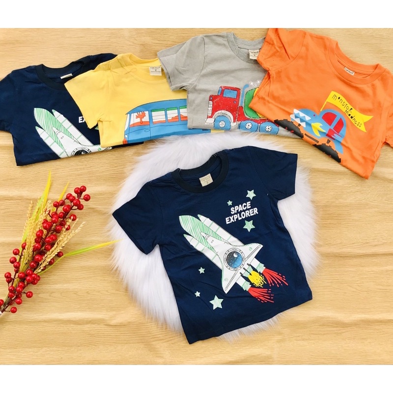 🚁 Áo thun coton xuất cho bé trai từ  10-20kg