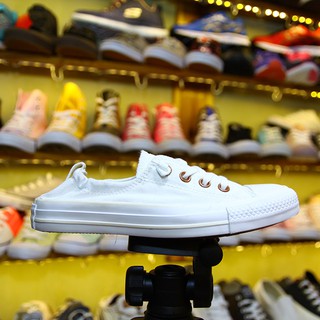 Giày Converse shoreline thấp cổ vải trắng CTVT26