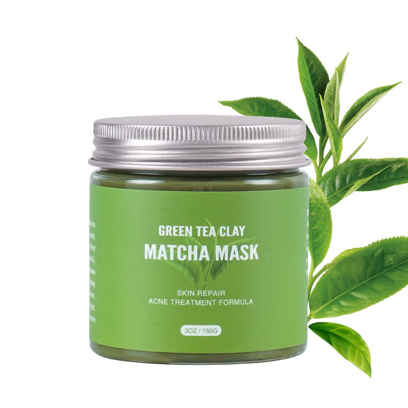 Mặt nạ đất sét trà xanh LIYAL'AN thành phần tự nhiên cao cấp dưỡng ẩm giải độc hiệu quả 150g