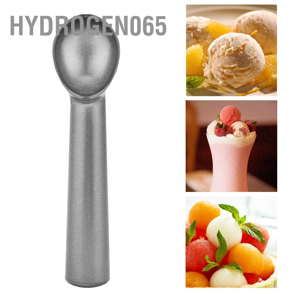 Muỗng đào xúc kem/ dưa hấu bằng nhôm màu đen cho nhà bếp