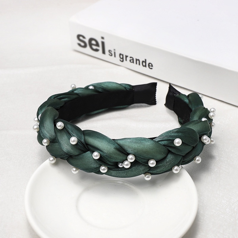 Băng Đô Cài Tóc Đính Ngọc Trai Thời Trang Âu Mỹ