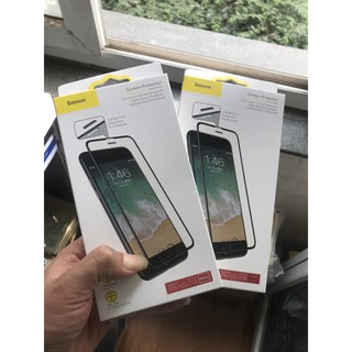 Kính cường lực full màn hình bảo vệ màng loa Baseus cho IPhone 6 IPhone 7 IPhone 8