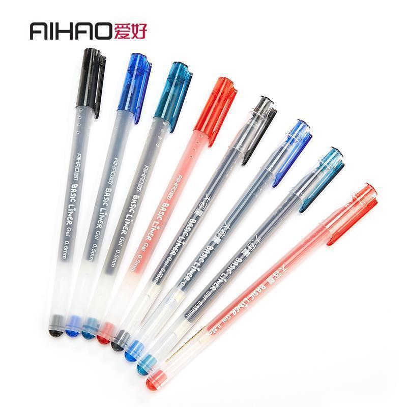 Bút viết mực gel đầu ngòi bút 0.5mm dung tích lớn tiện dụng cho văn phòng và học tập
