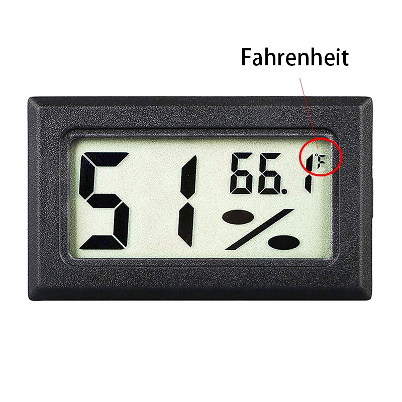 Nhiệt kế kiêm ẩm kế kỹ thuật số mini có màn hình LCD tiện dụng