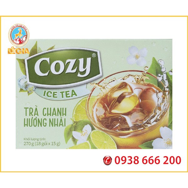 Trà COZY Chanh Hương Nhài Hòa Tan 270G - COZY JASMINE LEMON ICE TEA