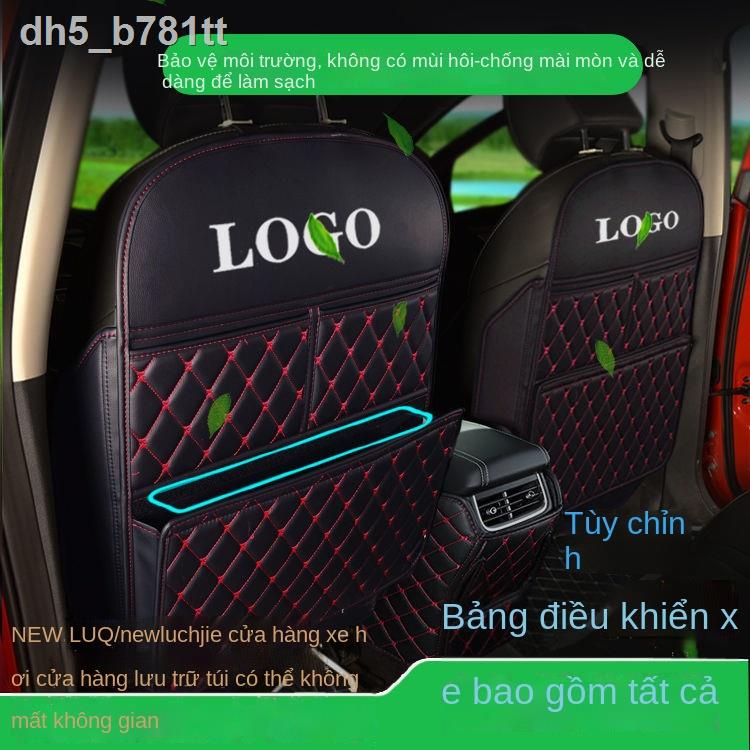 (Mới về)₪✐Đệm chống đá xe ô tô lưng ghế sau đa chức năng Túi đựng đồ trẻ em bảo vệ bẩn