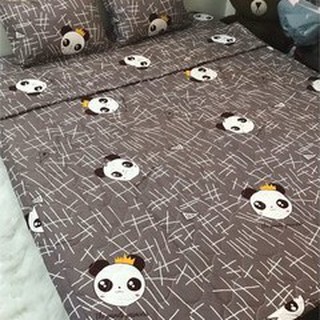CHĂN HÈ TRẦN BÔNG 3 LỚP GẤU TRÚC NÂU cute trungvbhp_shopalot2