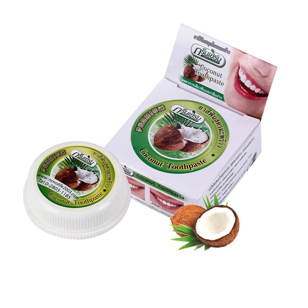 Kem tẩy trắng răng Green Herb Thái Lan -25gr
