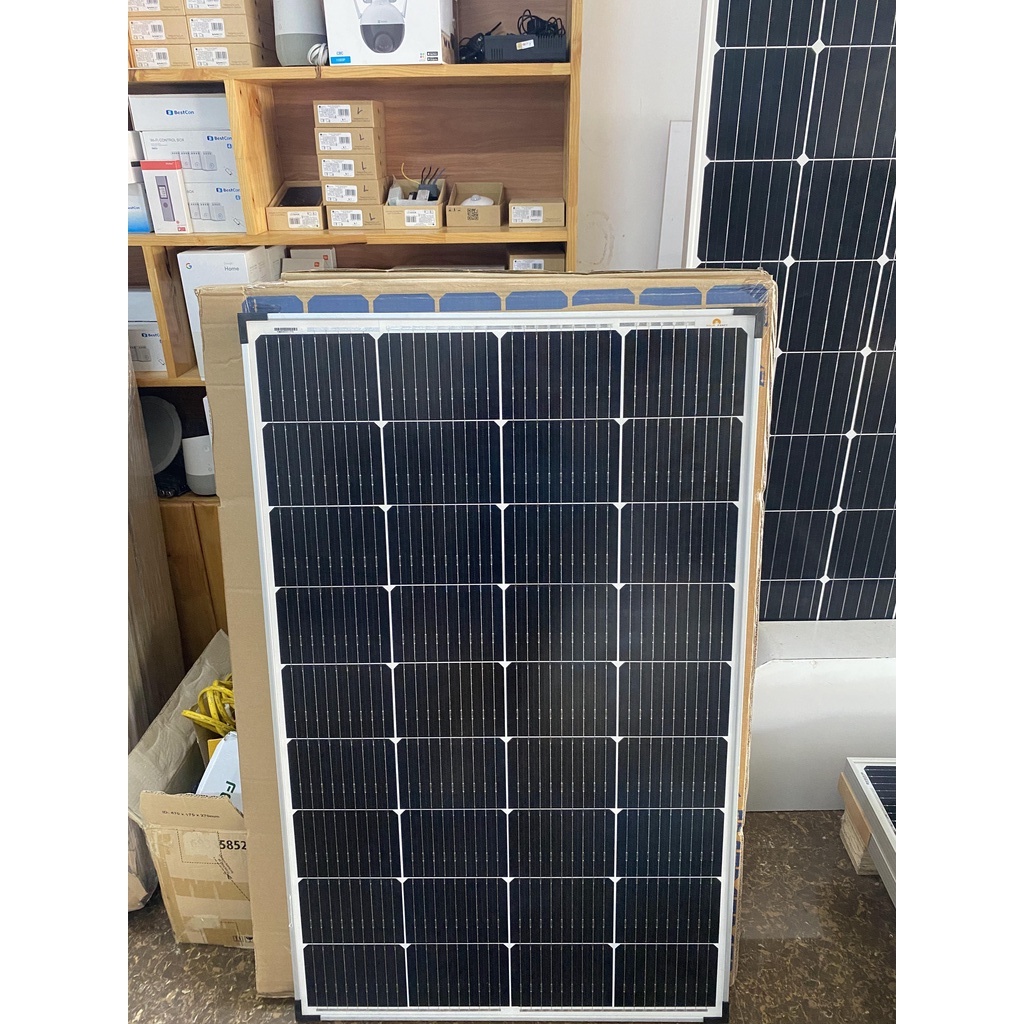 Tấm pin mặt trời 100w mono hãng Solar Fancy Hàng Chính Hãng