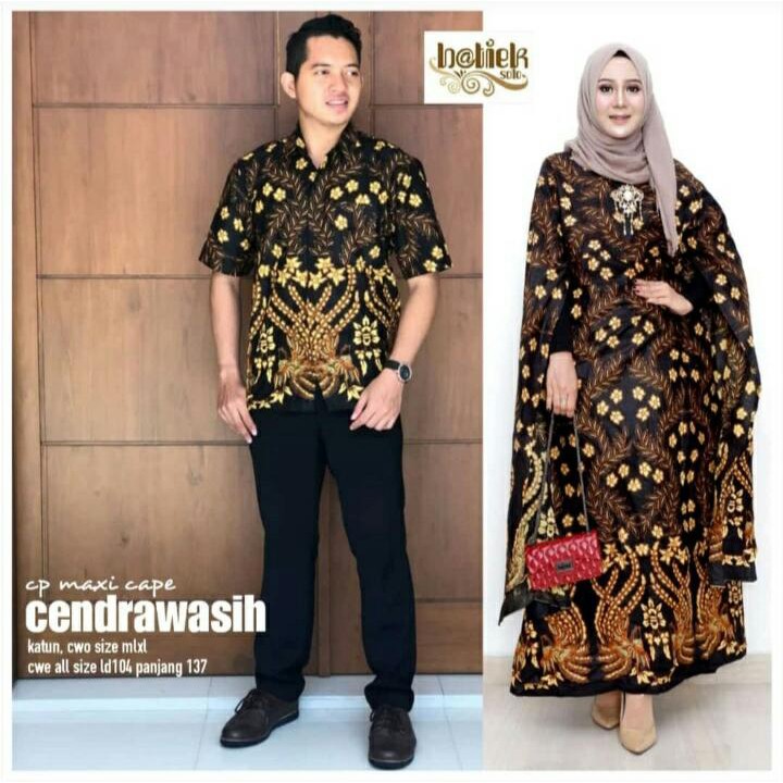 Áo Choàng Đôi Batik Cp Maxi Cape Thiên Đường