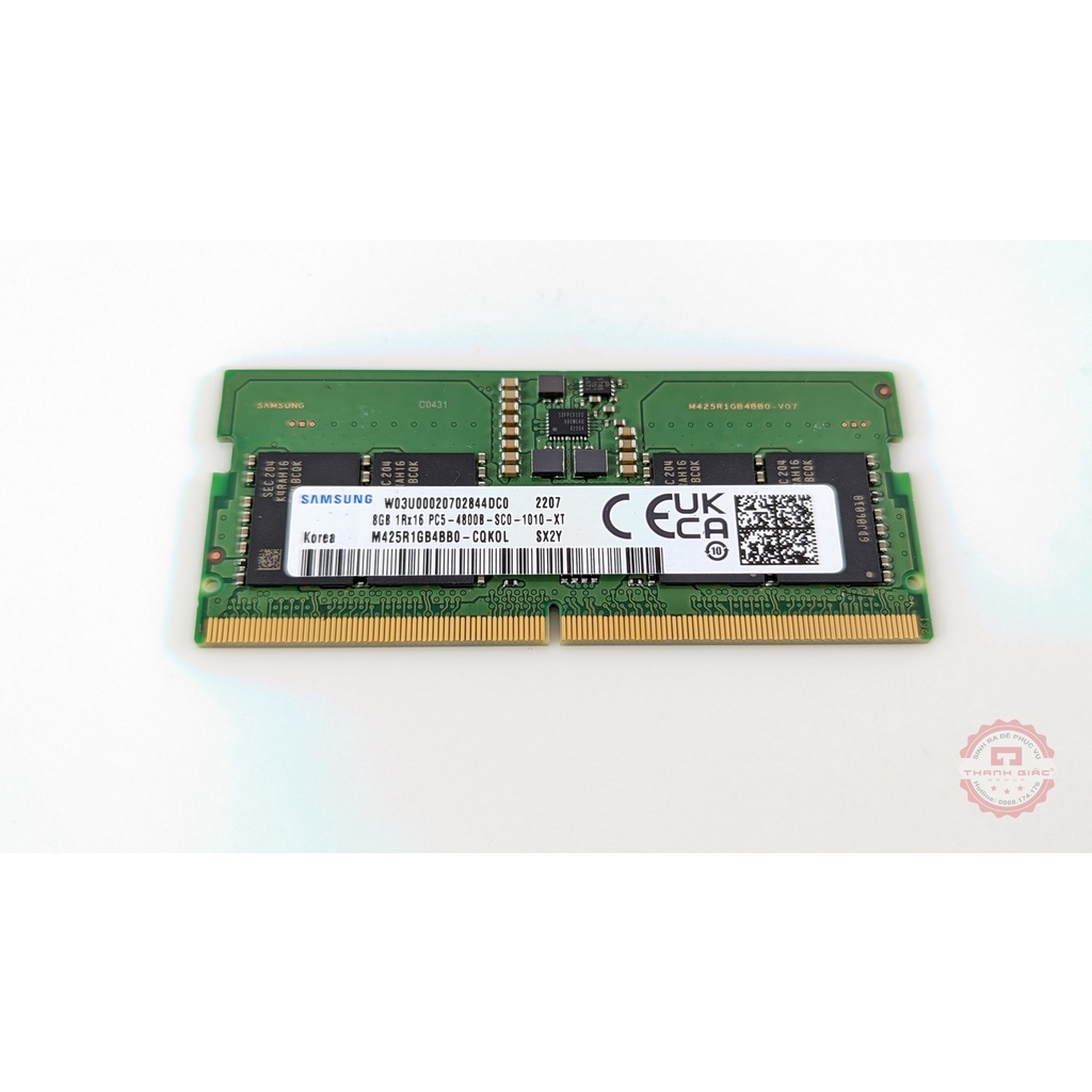 RAM Laptop DDR5 Samsung 8GB Bus 4800 Chính Hãng Samsung - Bảo Hành 4 Năm
