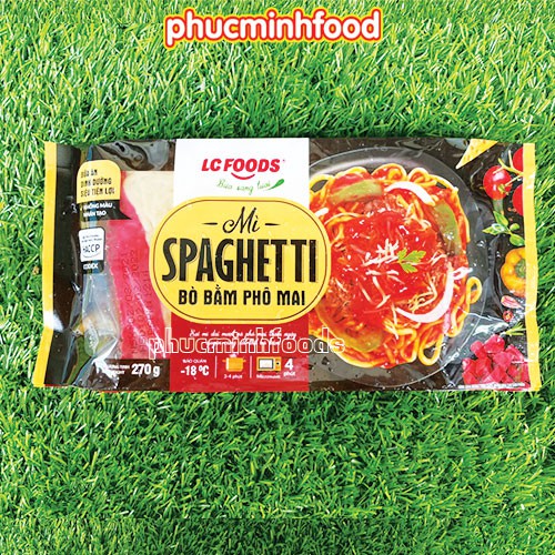 Mì Spaghetti Bò Bầm Phô Mai Lacusina bao gồm sốt gói 270 gram