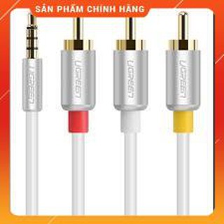 DÂY LOA 3.5MM SANG 3 ĐẦU RCA UGREEN 20895