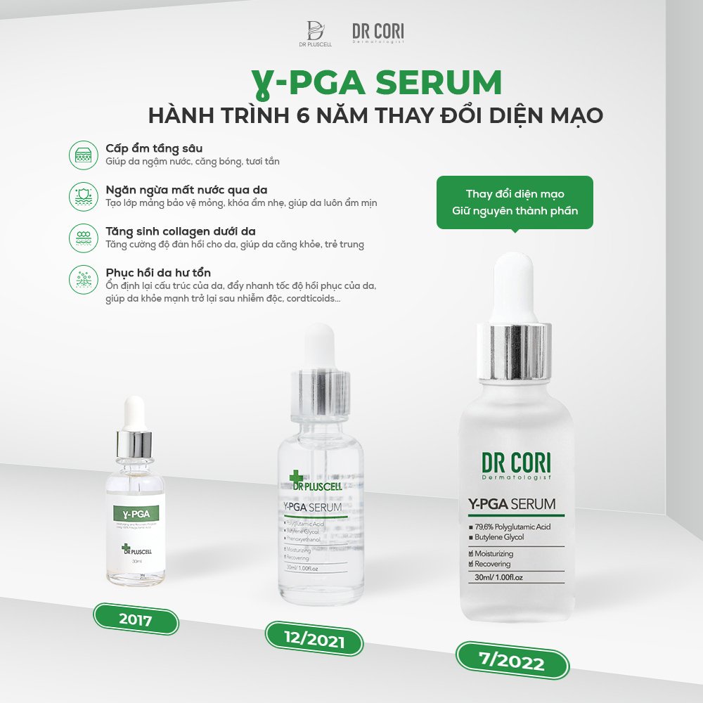 Tinh Chất Dưỡng Ẩm Phục Hồi Da Dr Cori Y-PGA Serum  - 30ml