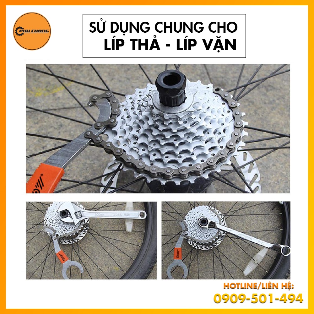 Cảo Mở Líp Đa Năng Cho Líp Vặn & Líp Thả Xe Đạp Thể Thao - Chất Liệu Thép Dày Cao Cấp