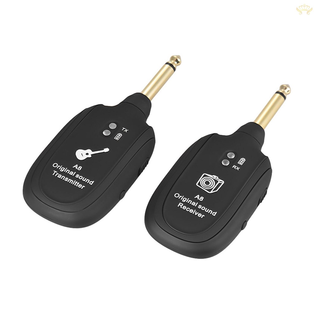 Bộ Thu Phát Tín Hiệu Không Dây A8 UHF 730mhz Phạm Vi 50M Cho Đàn Guitar Điện/Violin/Violin