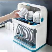 Tủ Đựng Chén Dĩa Bát Có Nắp Đậy 2 Tầng Phong Cách Nhật Bản