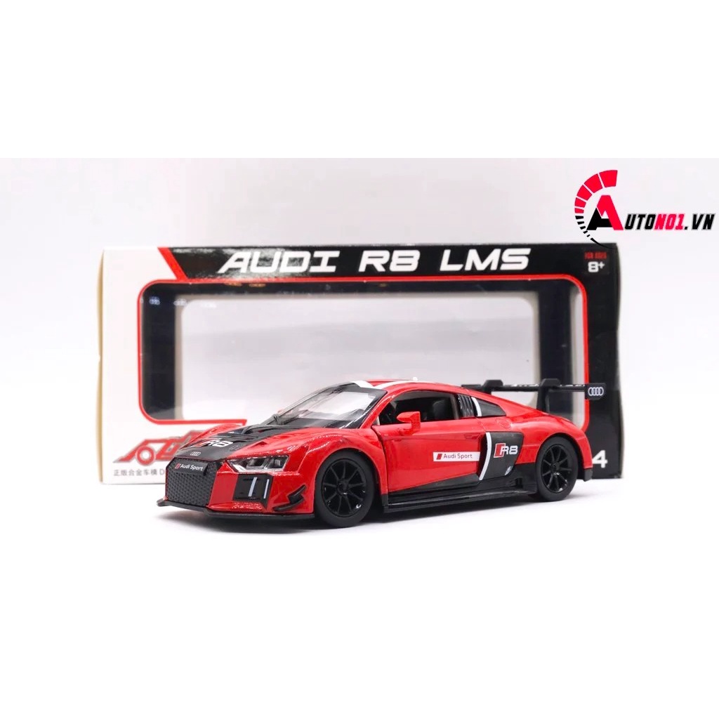 MÔ HÌNH XE AUDI R8 LMS RED 1:24 DOUBLE HORSES 7756