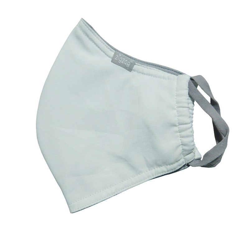 Khẩu trang nhỏ chống nắng UPF50+ zigzag MAS00114 (trắng)