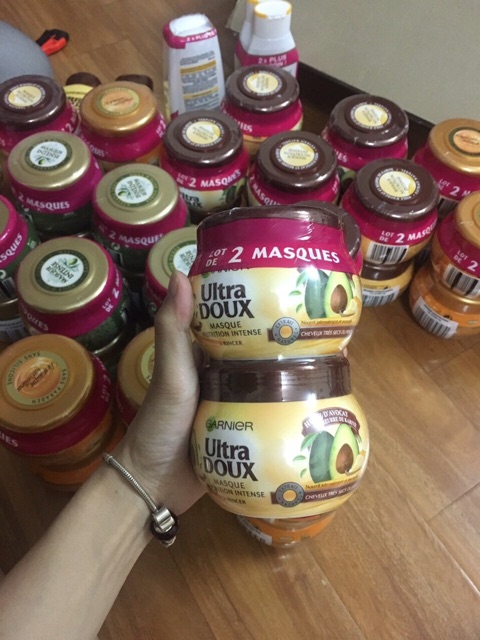 Kem ủ tóc garnier ultra doux 300ml vị bơ | BigBuy360 - bigbuy360.vn