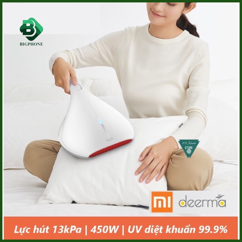 Máy hút bụi nệm giường Xiaomi - Máy hút bụi Deerma C800 Chiếu tia UV Diệt Khuẩn