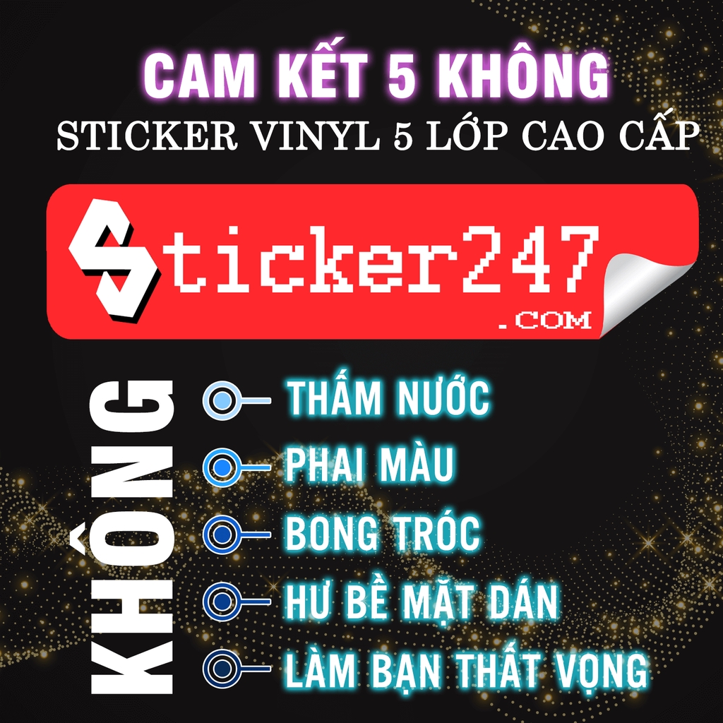 Sticker dán hình chú chó Husky siêu dễ thương không thấm nước, bền màu