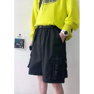 Quần kaki box cargo short form unisex kèm ảnh thật