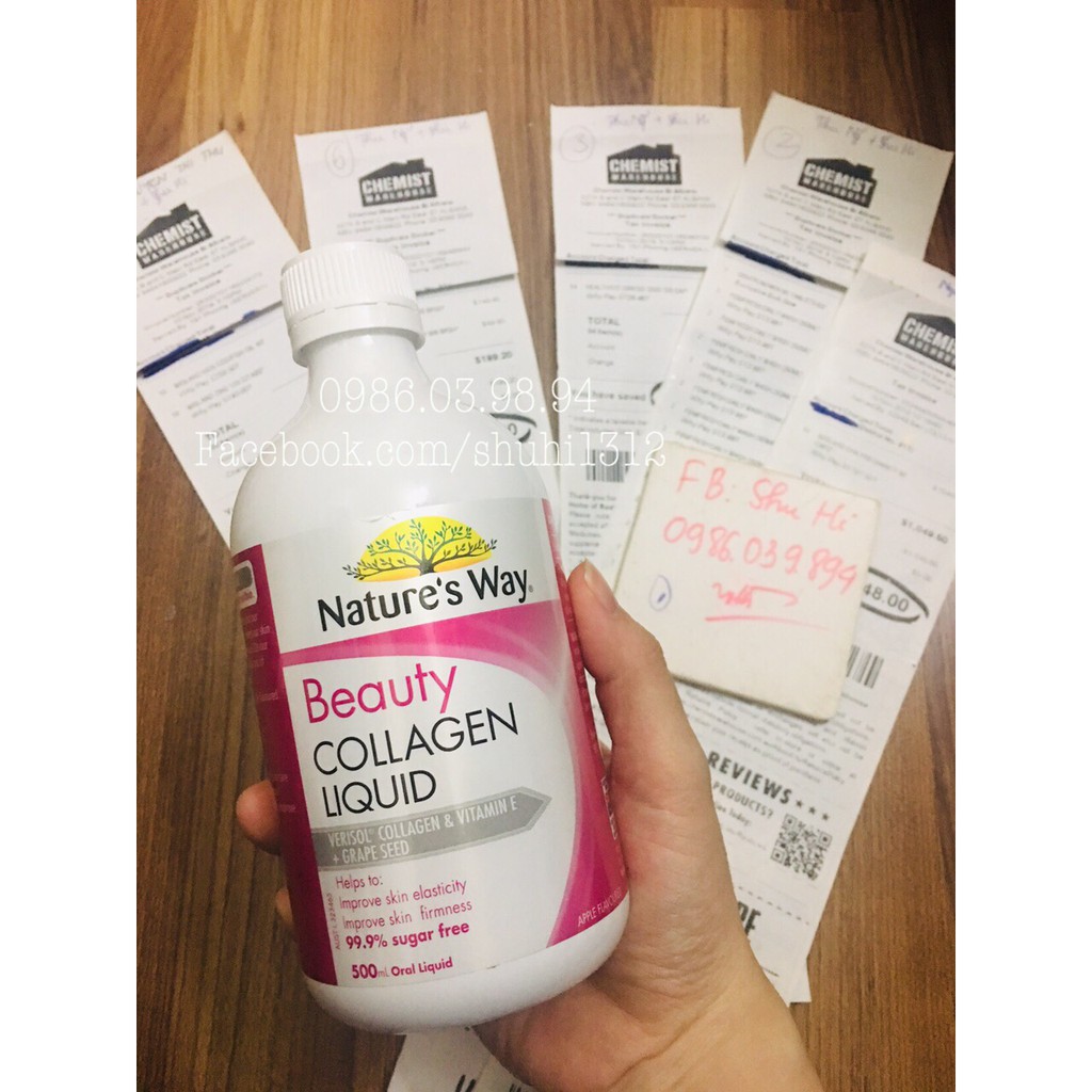 Collagen dạng nước của Natures way Úc 500ml (colagen) - Nature's Way Beauty Collagen Liquid - Đủ bill Chemist | BigBuy360 - bigbuy360.vn