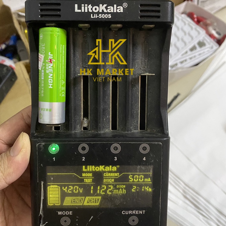 Pin Sạc Cell 18650 Jihneng 3800mah 3.7V dùng cho loa phóng thanh, đèn pin, các dòng loa phổ thông