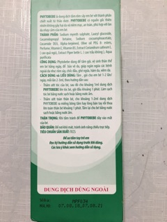 Dung dịch tắm rôm sảy em bé PHYTOBEBE
