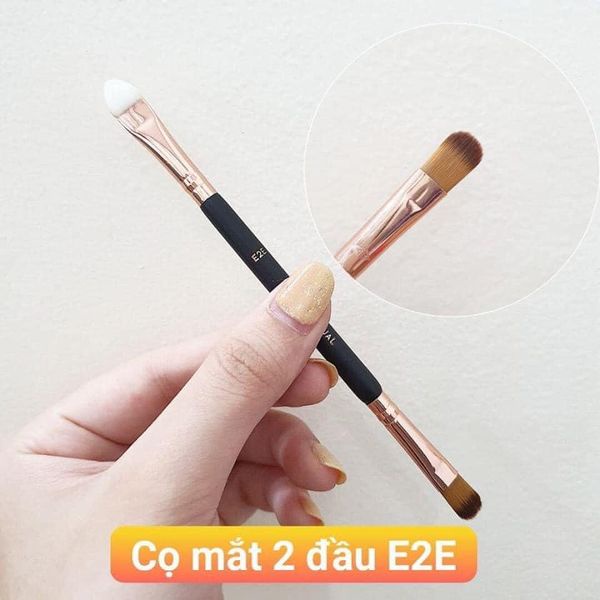 [HÀNG CHÍNH HÃNG] Cọ Phấn Mắt 2 Đầu Vacosi Shader Dual Brush E2E