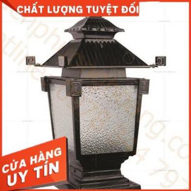 [Giá Rẻ - Uy Tín]  Đèn trụ cổng: Đèn ngoài trời Nhôm Đúc chống gỉ D400 PH6228