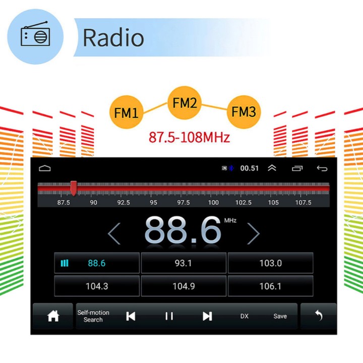 Màn hình DVD Android dành cho ô tô thương hiệu Phisung: Kích thước màn hình 9 và 10inch 4G, Wifi, Ram 4G, Rom 64G