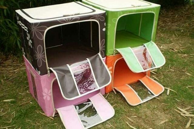 [ SIÊU KHUYẾN MẠI ] Hộp đựng đồ living box khung sắt vải dù 55L đựng đồ, chăn màn, quần áo bền đẹp và chắc chắn.