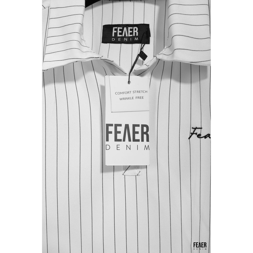Áo Thun nam cổ bẻ  Feaer DENIM chất bố thun thoáng mát, co dãn, họa tiết sọc Striped Feaer | BigBuy360 - bigbuy360.vn