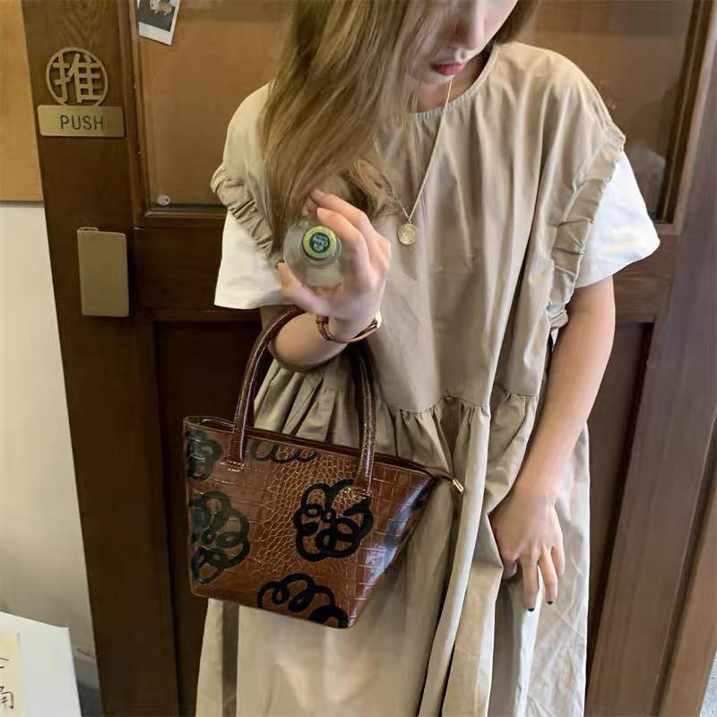 Túi Quai Xách Da Hình Hoa LSEOUL X0512