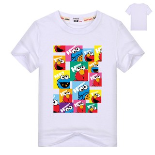 Áo phông ngắn tay cho bé trai của Sesame Street Elmo Summer Elmo và Friends Tops