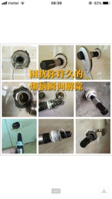 Đầu tháo ren gẫy dùng cho 10 và 21 và 27