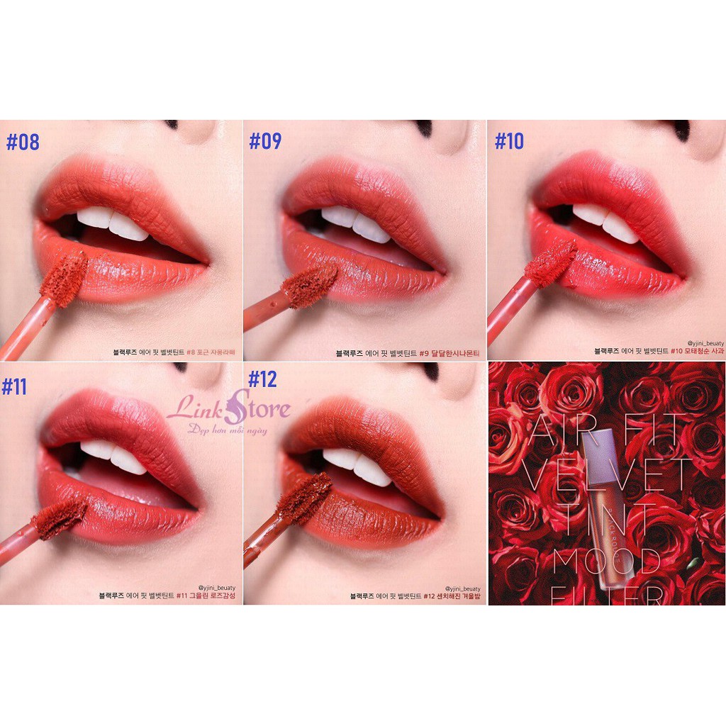 [Đủ Các Version] Son Kem Lì Black Rouge Air Fit Velvet Tint