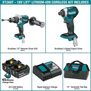 Combo makita 268t xph07- xdt 14