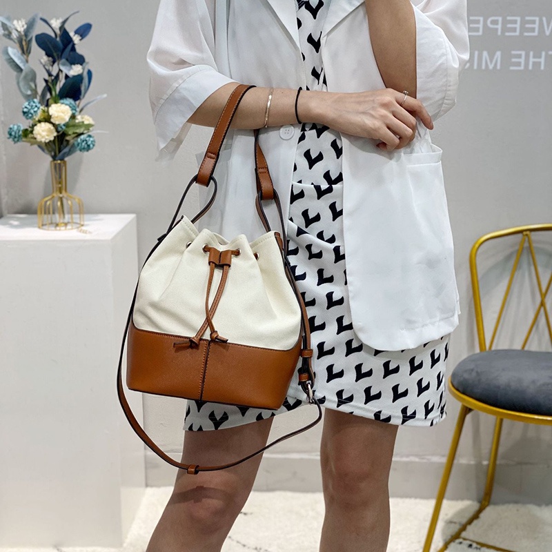 Túi xô IELGY đeo chéo vai phong cách thành thị Hàn Quốc đơn giản cho nữ