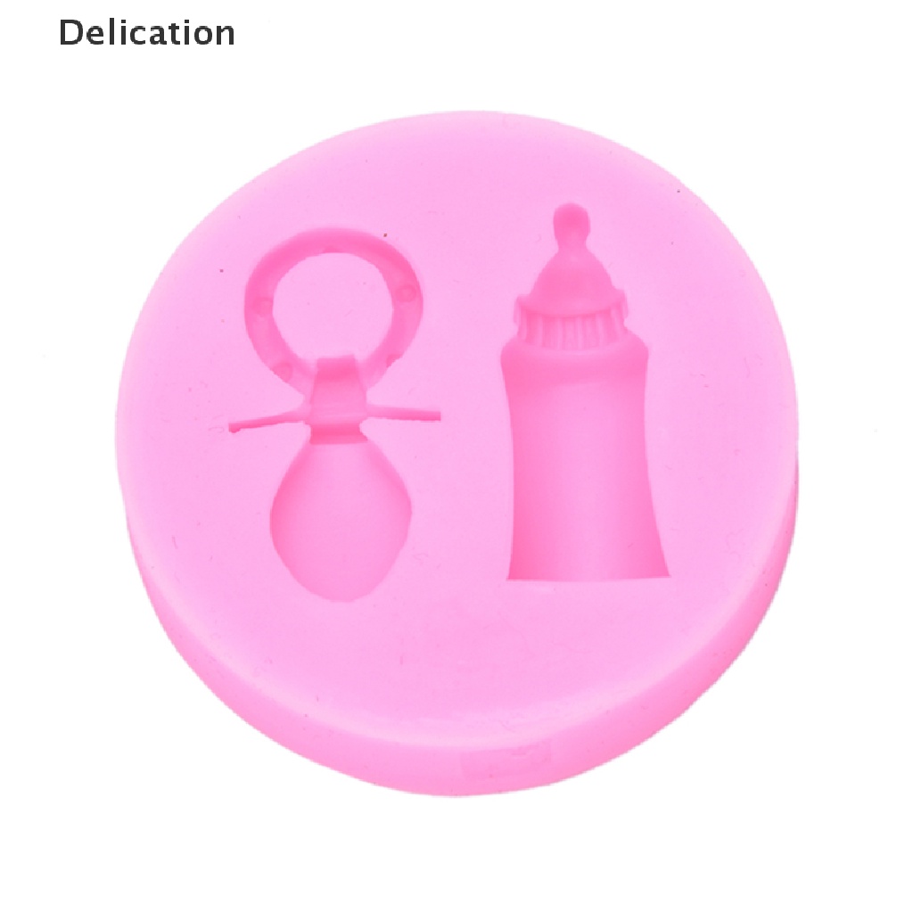 1 Khuôn silicone Tạo Hình Bình Sữa Em Bé Trang Trí
