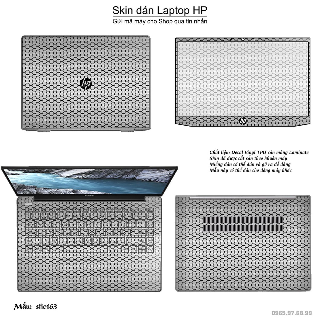 Skin dán Laptop HP in hình Hoa văn sticker _nhiều mẫu 27 (inbox mã máy cho Shop)